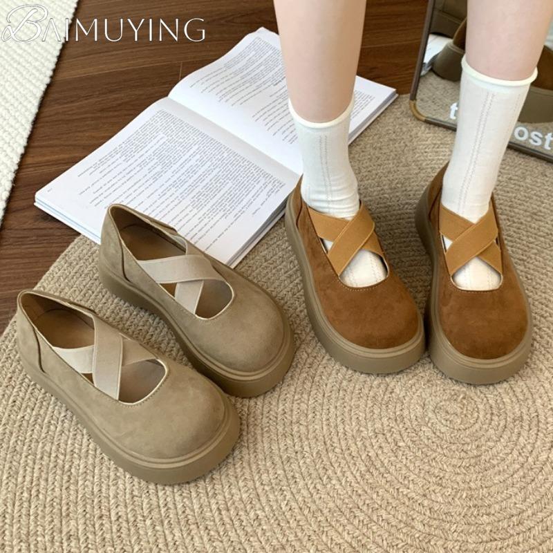 Fashion Platform Women Flat Sandals Casual Marie Janes Shoes Woman 2025 Trend Elegant Dress Comfort Loafers Summer Zapatillas De Mujer