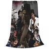 The Vampire Diaries Damon Salvatore Coperta Flanella Divertente Calda Coperte Plaid per Copriletto Primavera/Autunno