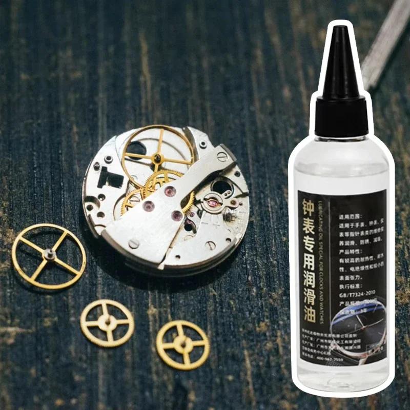 Lubrificante per Orologi Olio Lubrificante per Orologi da Parete e da Polso Olio per Movimenti di Orologi Meccanici Per Orologiai Forniture per Riparazione Orologi 10ml