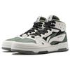 Li Ning Mountain Origin 2.0 Slip Resistant Abrasion Resistant High top Skateboard Shoes Men's White Green AGCT291-2
