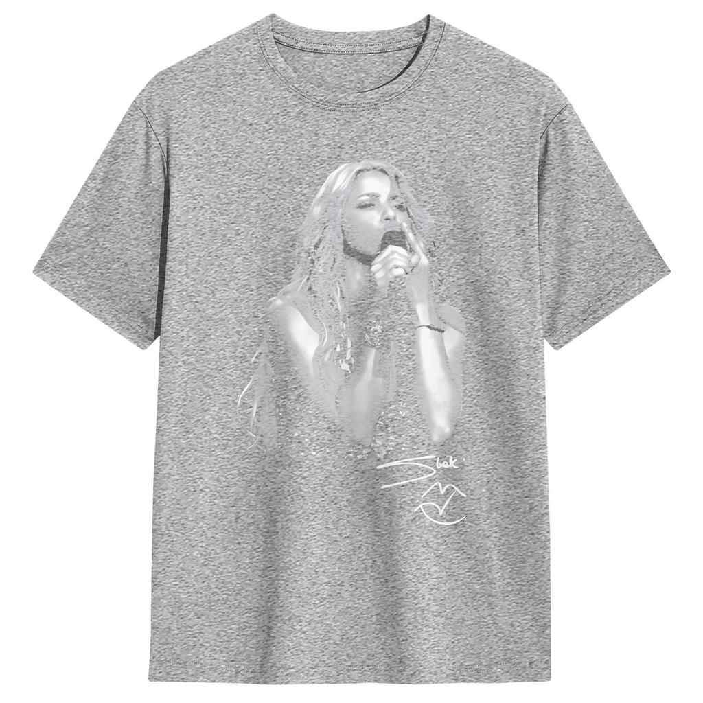 Shakira Las Mujeres Ya No Lloran  T-Shirt Short Sleeve Street Style Tshirt Summer 100% Cotton Top Tees