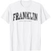 Franklin Louisiana Vintage Retro USA Stadt Bundesstaat Reise T-Shirt