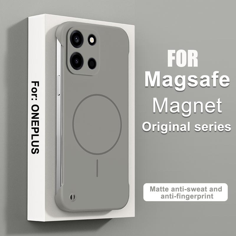 Ультратонкий Магнитный Чехол Для Magsafe для OnePlus 15 13 13T ACE 6 5 3 Pro Turbo6 Беспроводная Зарядка Без Рамки Глянцевая Крышка OnePlus 13