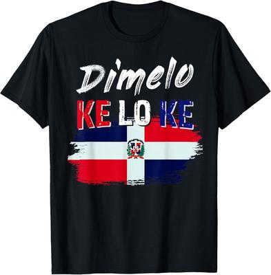 NEW LIMITED! Dimelo Ke Lo Ke Dominican Republic Flag Tee - MADE IN USA