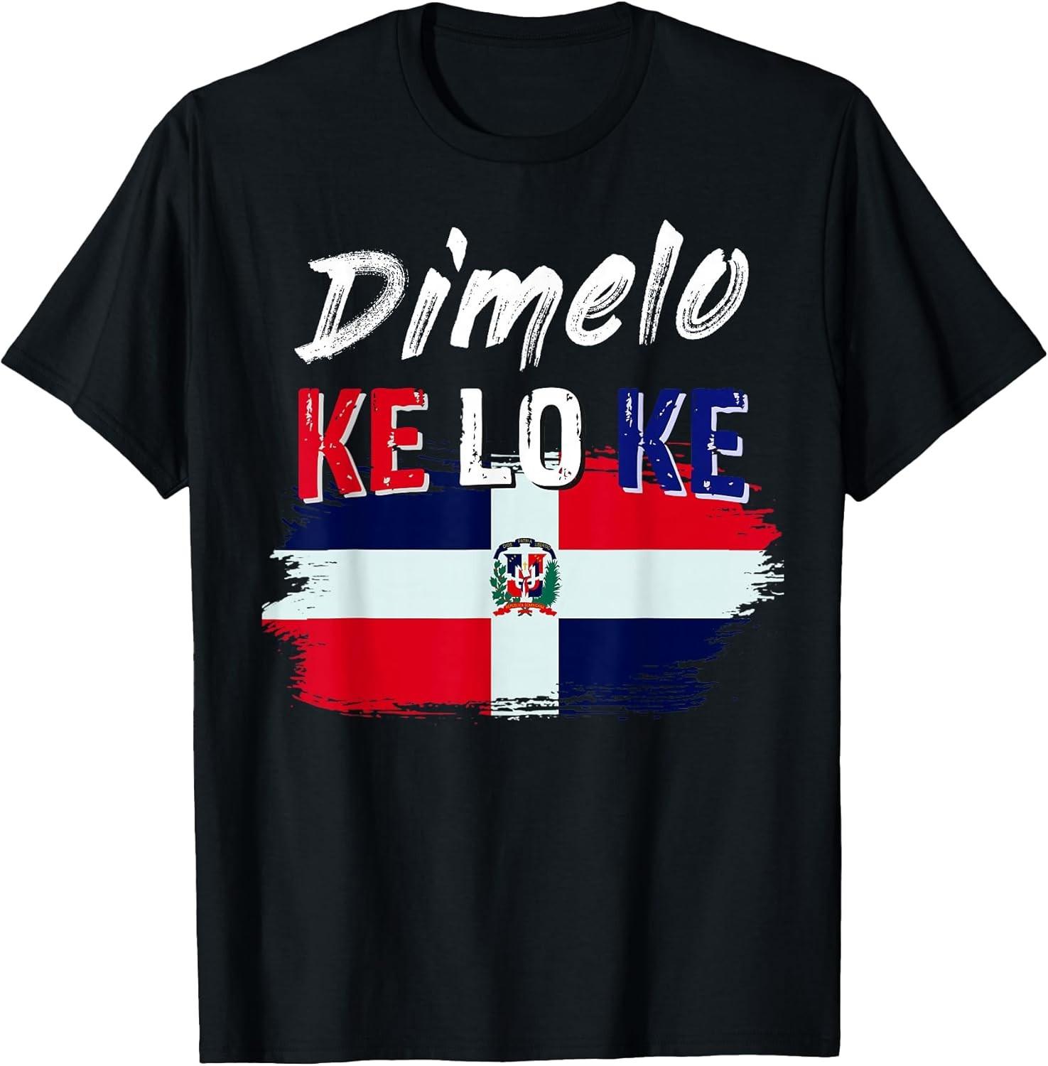 NEW LIMITED! Dimelo Ke Lo Ke Dominican Republic Flag Tee - MADE IN USA XXXL