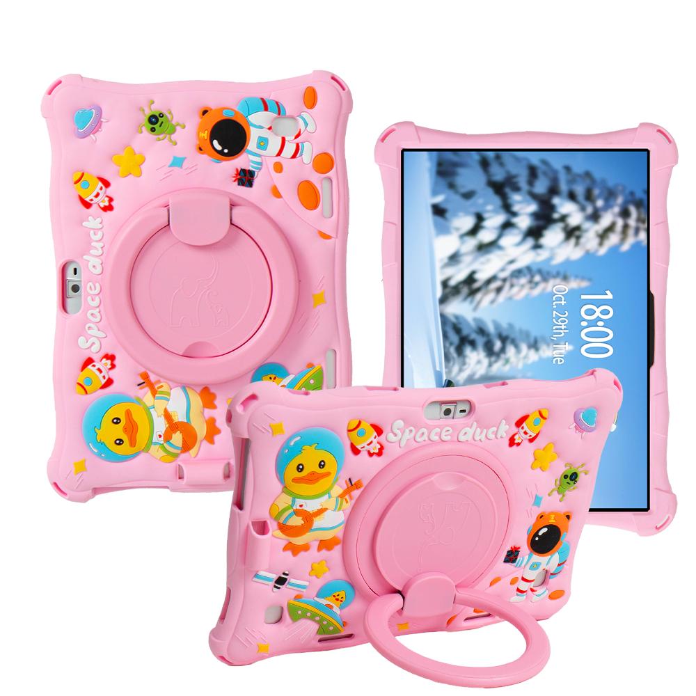 24cm*17cm Universal Tablet 10.1 Case Soft Silicone For 10 10.1 Cartoon Rotating Android Tablet PC Silicone Inch Soft Case