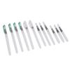 12 Pcs Water Brush Pen Set Large Capacity Refillable Watercolor Brush Pen for Painting Mixed White