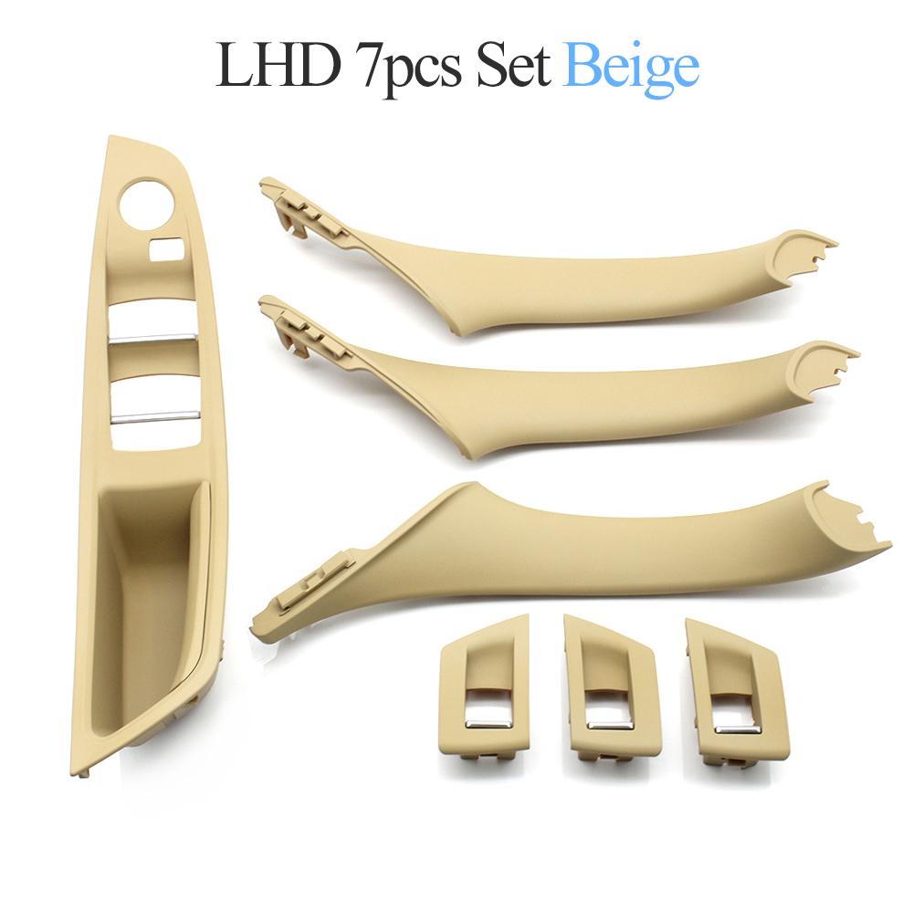 LHD High Quality Car Inner Passenger Door Panel Handle Pull Trim Cover For BMW F10 F11 F18 520 523 525 528 51417225865