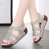 Sandals Can Be Worn for Commuting To Work, Summer Fashion Versatile Thick-soled Muffin, Light Word with Sandals