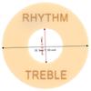 5PCS Cream+Gold Letter Toggle Switch Washer Plastic Guitar Switch Ring  Electric Guitar