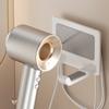 Space Aluminium Hair Dryer Holder Punch-free Hair Straightener Dryer Holder  Bathroom