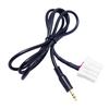 1m Car Audio Adapter Wire 3.5mm AUX Cable For Mazda 2 3 5 6 B70 RX-8 MX-5 2006+