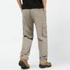 Spring & Autumn Multi-Pocket Loose Fit Casual Pants for Middle-Aged Men