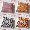 Bohemian Pattern Cushion Cover Premium Comfort Reversible Pillow Cove -Two In One Design for Any Room & Car Interior