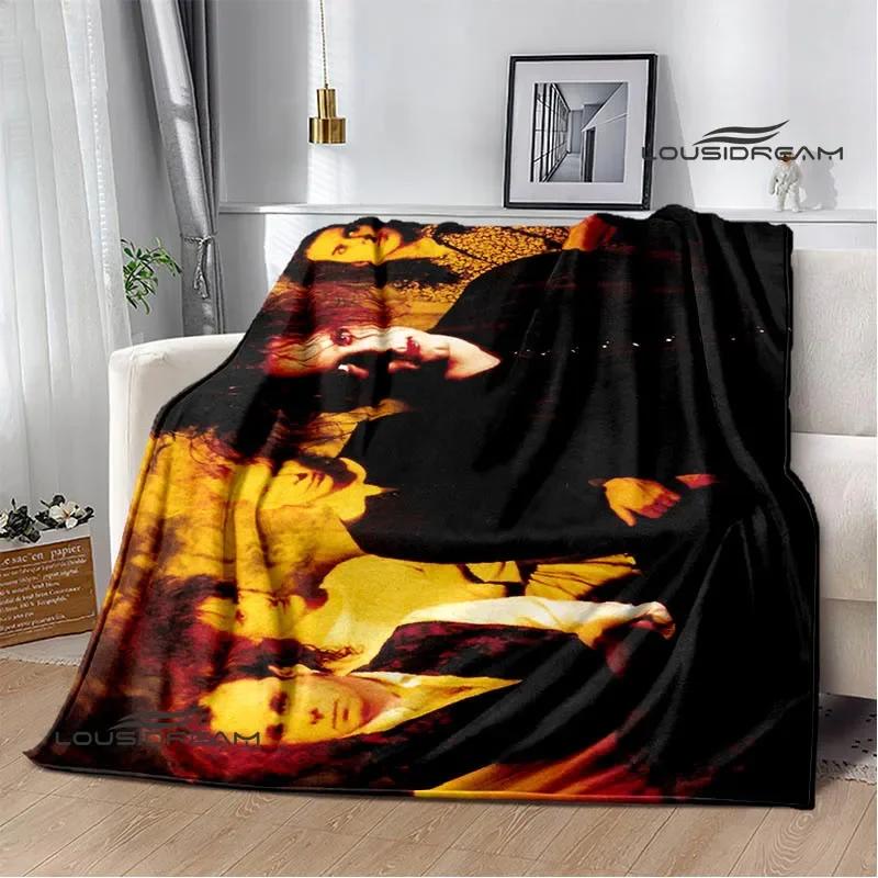 Rock band The cure Printed blankets picnic blanket Warm Flannel blankets Soft and comfortable blanket bed linings Birthday Gift