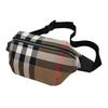 Burberry Check Pattern Metal Detail Waist Bag Women Waist Bag Birch-Brown 80845551