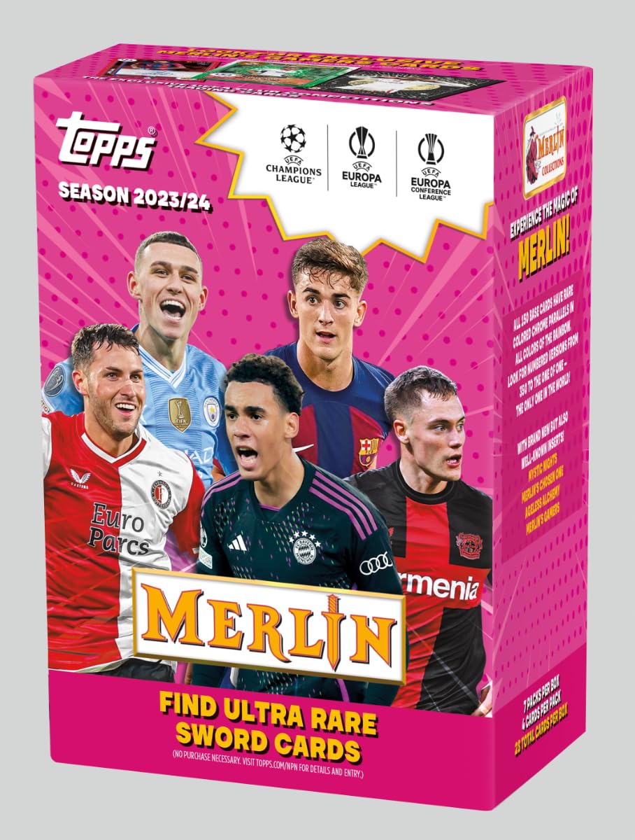 

UCC Merlin Value BoxTops Merlin Value Box Topps® 2023/24 - розовый