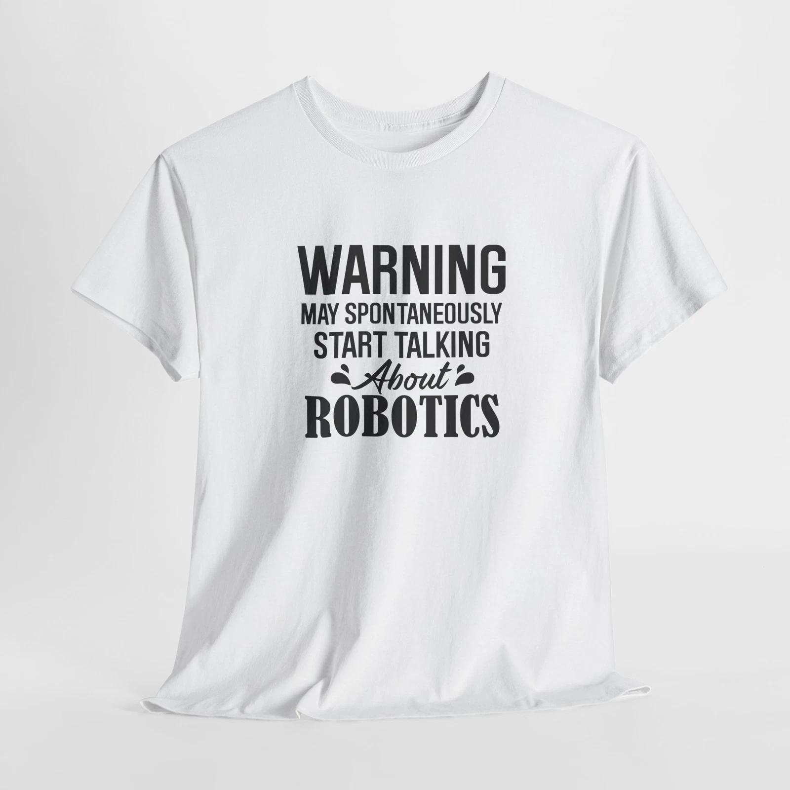 AI Technology T-Shirt | Futuristic Robotics Engineer Tee | Sci-Fi Coding Geek XL