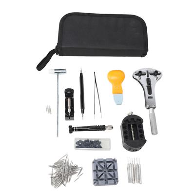 Uhrenreparaturwerkzeug-Set Batteriewechsel Gliederentferner Uhrengehäuseöffner Armbandanpassung