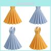 Vintage A Line Dress With Piping And Pockets For Spring Events