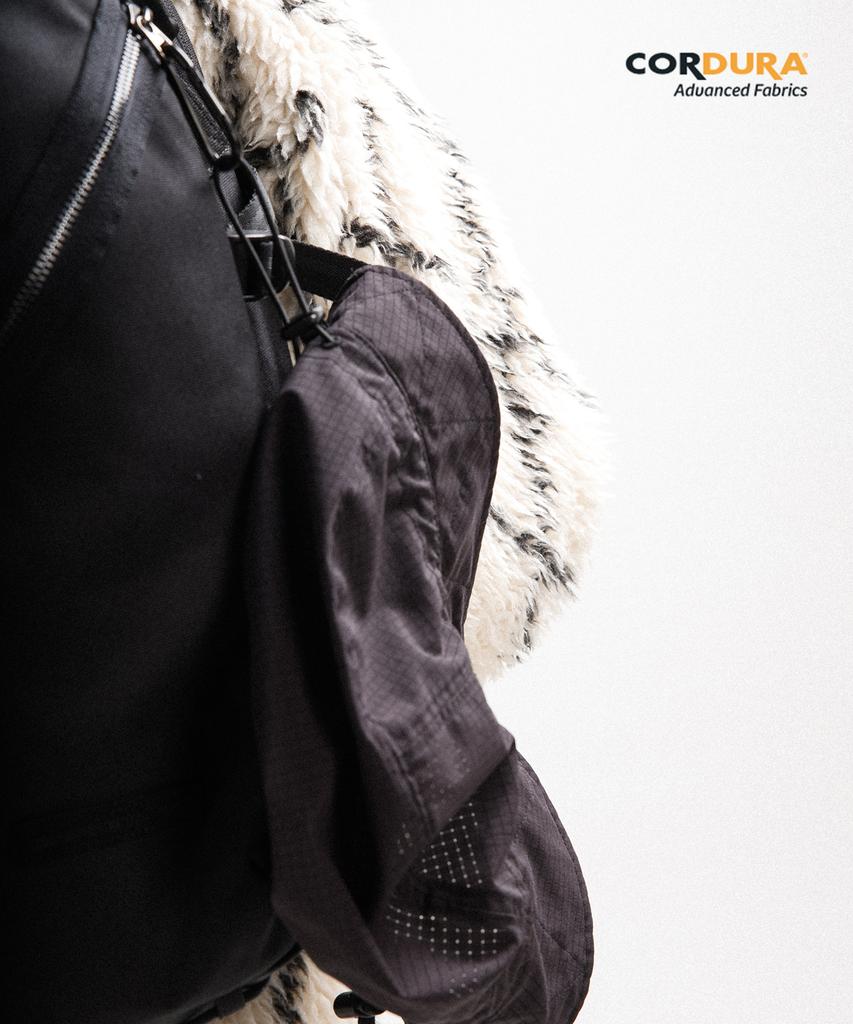 Aged Gray Cordura Oblique Backpack