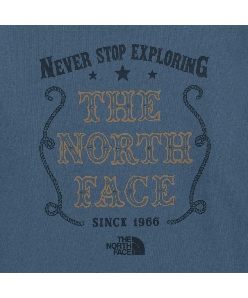 Noseupeiseu Nt7Tr51L Vintage Long Sleeve Round Neck Tee Dusk_Blue