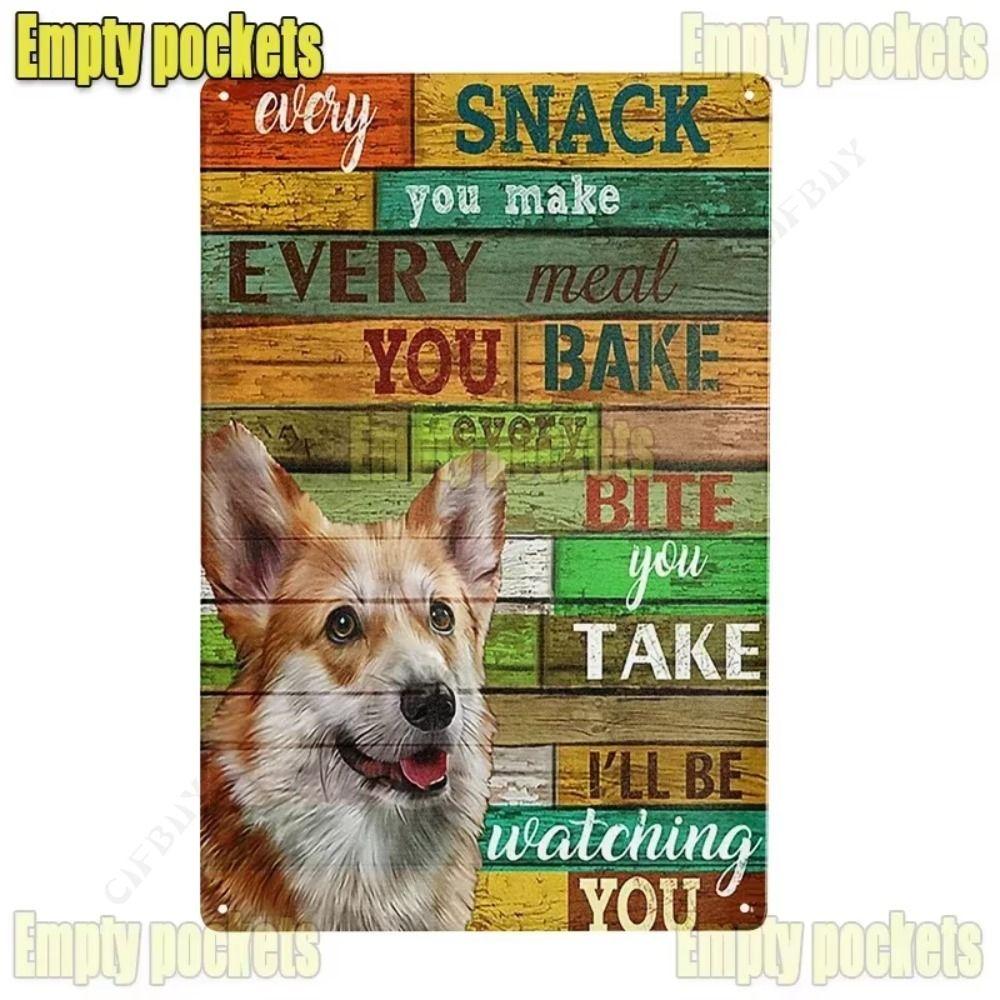 Metal Wall Art Dog Poster