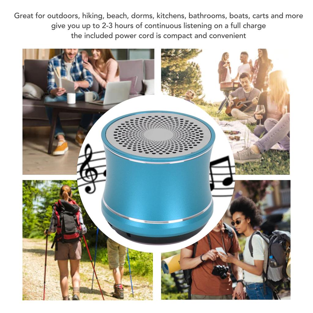 Speaker IP67 Waterproof Auto Connect Portable Wireless Speaker with Bass for Shower Room Bike Car