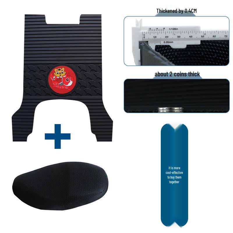 Durable Non-Slip Rubber Foot Mats for Tailing Qingfeng EB Electric Vehicles