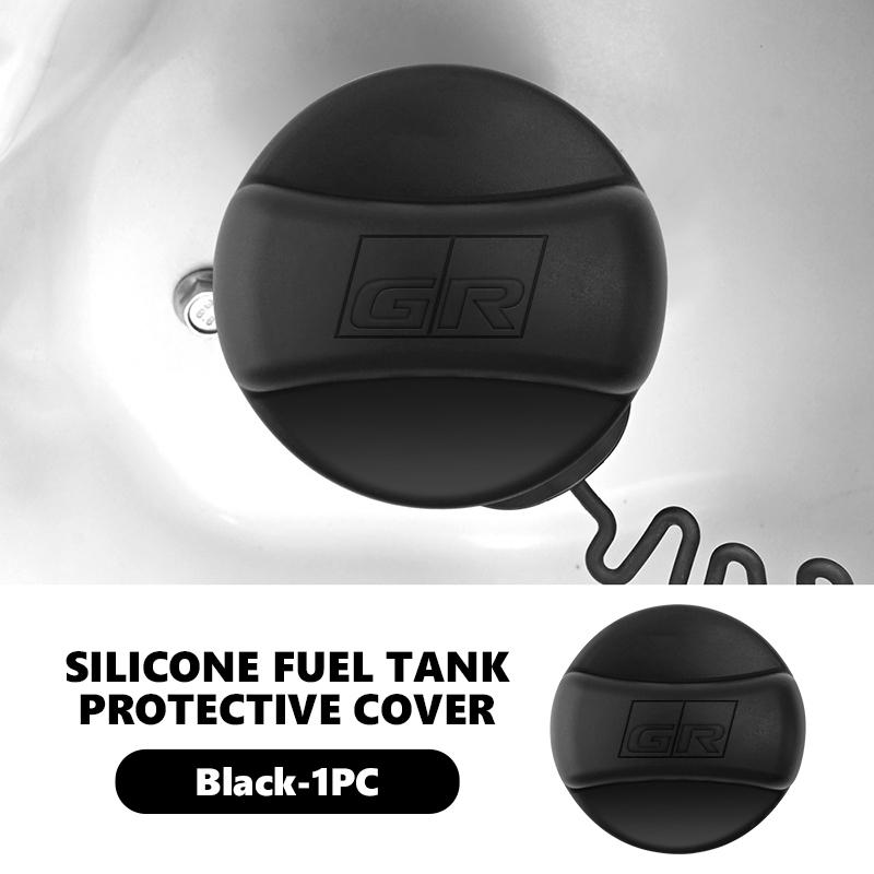 

For Toyota Silicone Car Fuel Tank Cover Fill Cover Protective Accessories Crown Yaris Corolla Prius Auris CHR Avalon GR Camry
