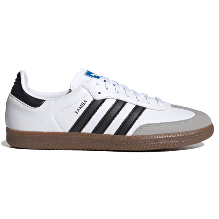 Adidas Samba Vegan White Gum Unisex Sneakers Cloud-White Core-Black H01877