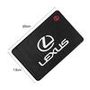 1Pcs Car Logo Non Slip Mat Auto Dashboard Sticky PVC Pads For Lexus GS IS LS500h ES260 ES300h RX350h NX260 UX260 LM LC RZ450e TX AFK1