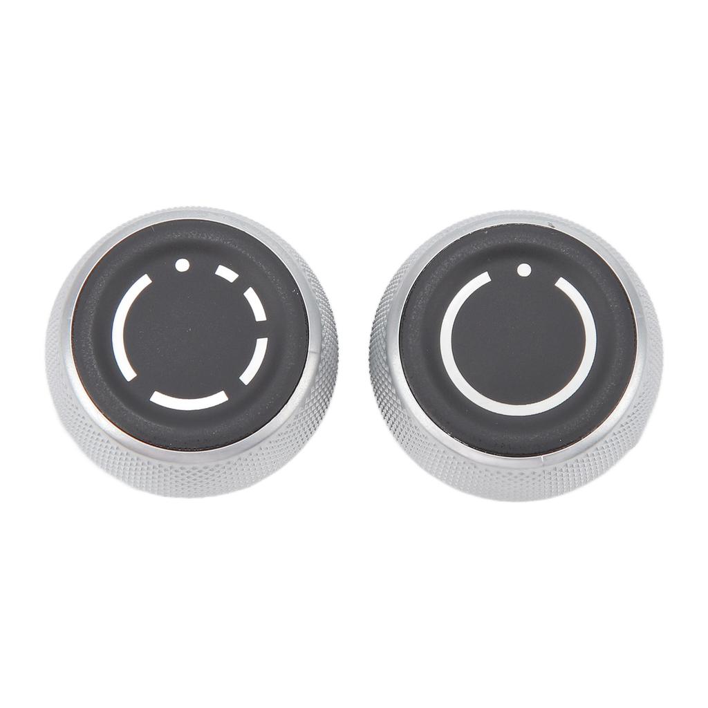 1Pair Radio Volume Control Knob Left Right Sensitive Durable Multimedia Volume Knob Caps Replacement for Boxster Cayman