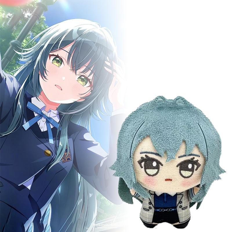 12CM Cute Cartoon Game Anime School Idol Master Plush Toys Soft Anime Figure Accompany Plushie Keychain Doll Kids Birthday Gifts