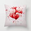 Valentines Day Decoration Pillowcase Sofa Cushion Case Bed Pillow Cover Home Decor Car Cushion Cover Kiss Throw Pillow Case