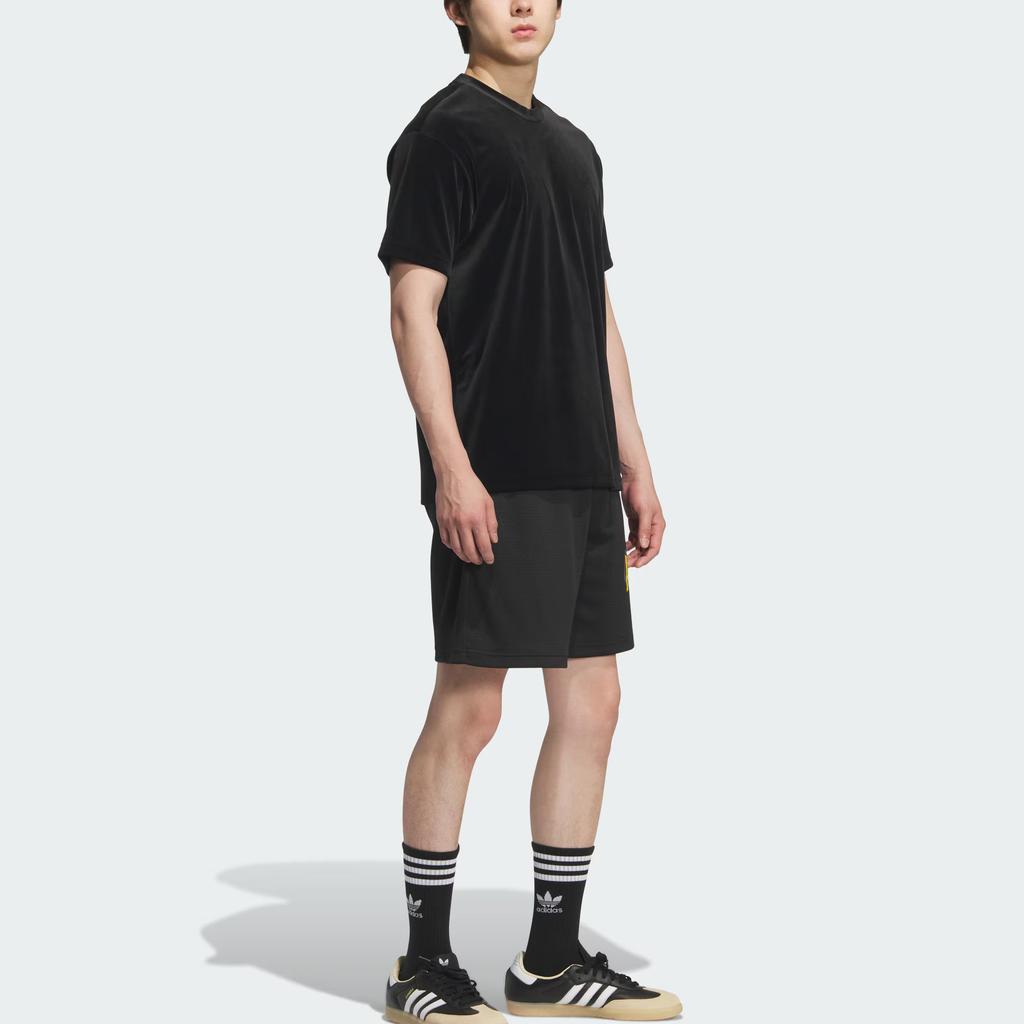 Adidas Originals SS25 Sym Velvet Co-Creation Series Locker Fit Rundhals Kurzarm T-Shirt Herren Tops KH3923