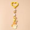 New Enamel Violin Guitar keychain Women Girls Musical Instrument Key Ring Pendant for Handbag Decor DIY Key Holder Jewelry Gift