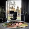 Luca Hanni Printed Round Rug Carpet Chair Rug Area Rug Entryway Doormats,for Office Chair Living Room Bedroom Kitchen Room.