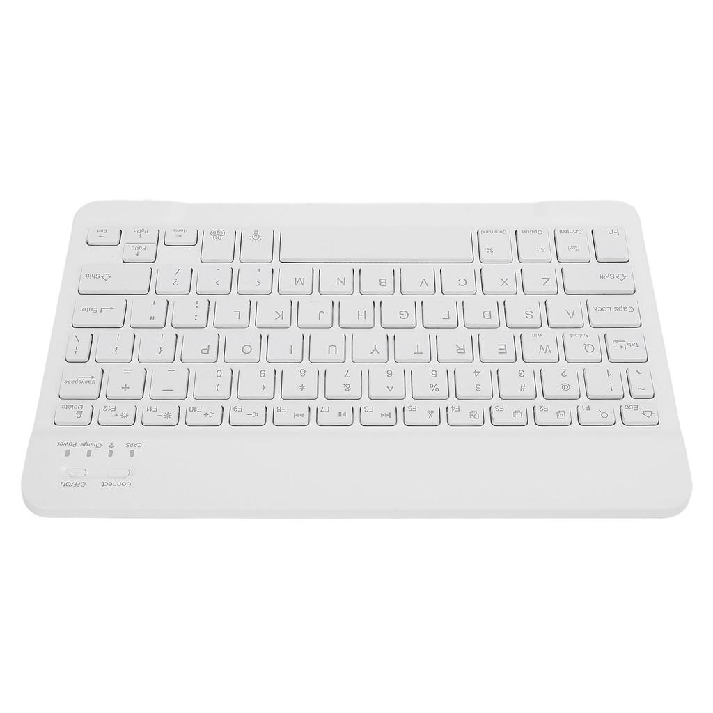 Portable Keyboard Bluetooth Wireless Rechargeable RGB Backlit 10 Inch Ultra Slim Ergonomic Keyboard