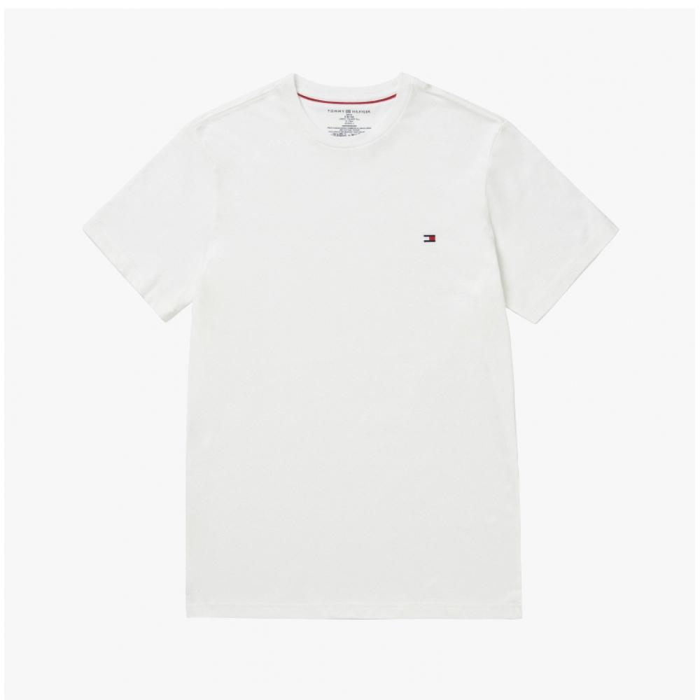 Tommy Hilfiger 09t3139 100 Flag Round Neck Public Short Sleeve Tee