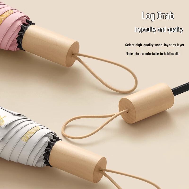 

MAYDU Women s Three-Fold UV Protection Sun & Rain Umbrella