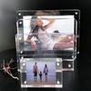 10mm Magnetic Display Frame Acrylic Poster Display Stand  For Polaroid Photo