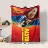1Pc Alvin Chipmunks Flannel Fleece Blanket Soft Warm Throw Blanket for Sofa Bed Couch Home Decor Lightweight Travel Nap Blanket Xmas Gift Q1852