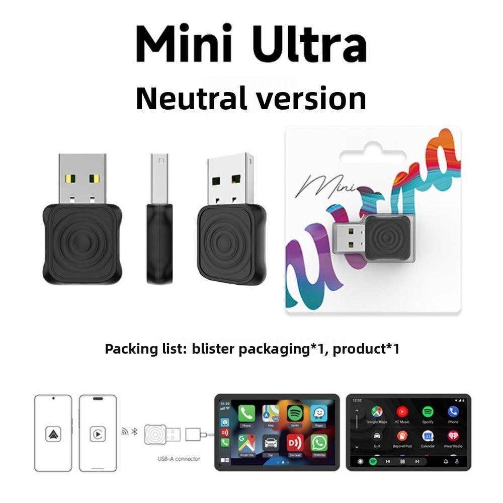 Wireless CarPlay Adapter Box Convert Wired to Wireless for iPhone Android Auto Car Stereo