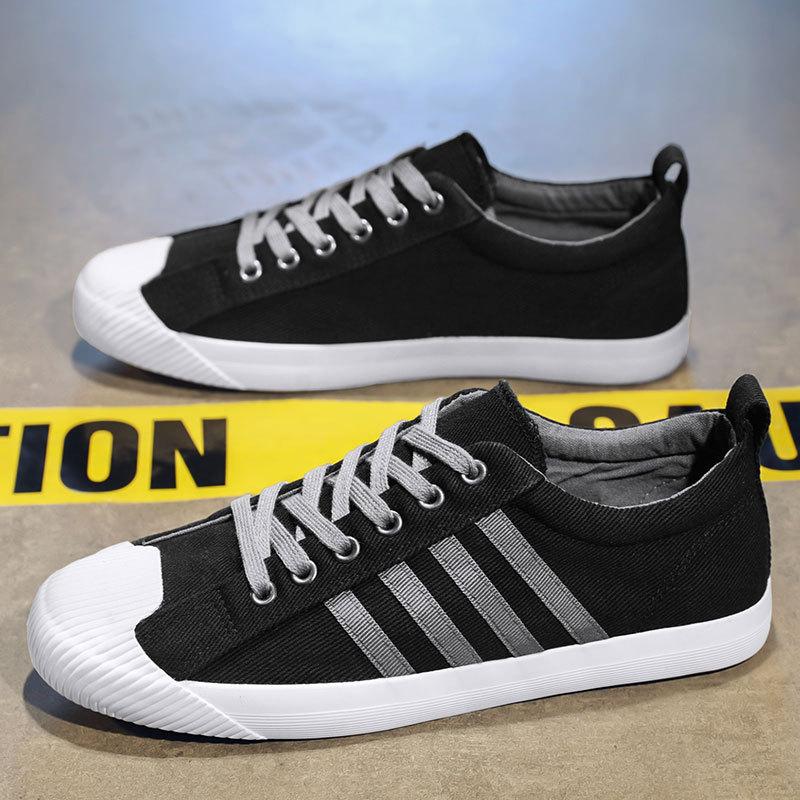 

Canvas men s shoes new versatile casual shoes men s spring breathable trend low-top soft-soled cloth shoes 39