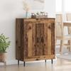 Reclaimed Wood Sideboard 69.5 x 34 x 90 cm Composite Wood and Iron