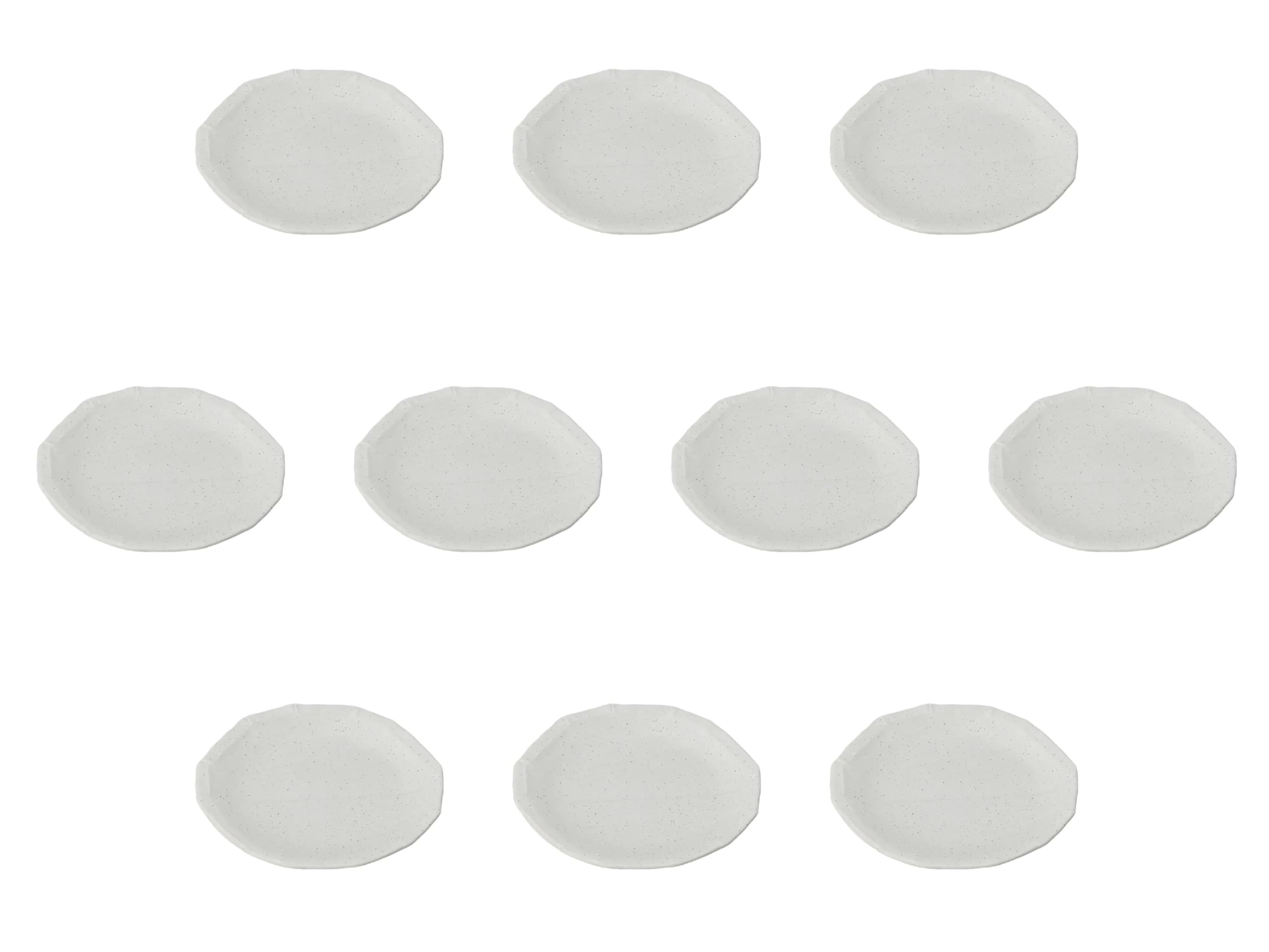 

Set of 10 Kohiki Individual Plates x Setomonohonpo 12-Square [15.5 2cm]