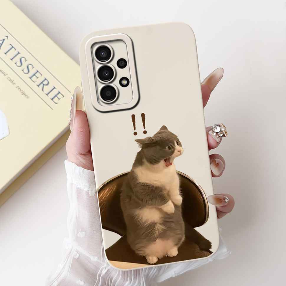 For Samsung Galaxy A32 5G Case SM-A326B Luxury Cat Cute Butterfly Soft Silicone Cover For Samsung A 32 M32 5G 6.5" Phone Shell