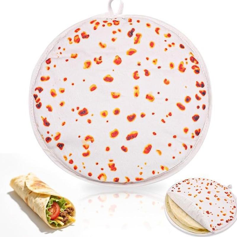 Insulated Tortillas Pouch Microwave Safe Bag For Heating Corn Shells Flatbreads Portable For Mexicans Meals Gatherings