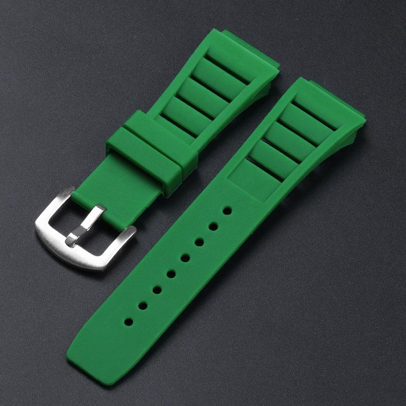 TPU Rubber Watch Straps 17mmx21mm for Richard Mille Watch Bracelet Belt Waterproof Breathable Sport Wristband for Men Watchbands